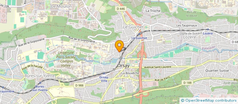 localisation de l'entreprise MADAME FANNY DUFRESNE à ORSAY