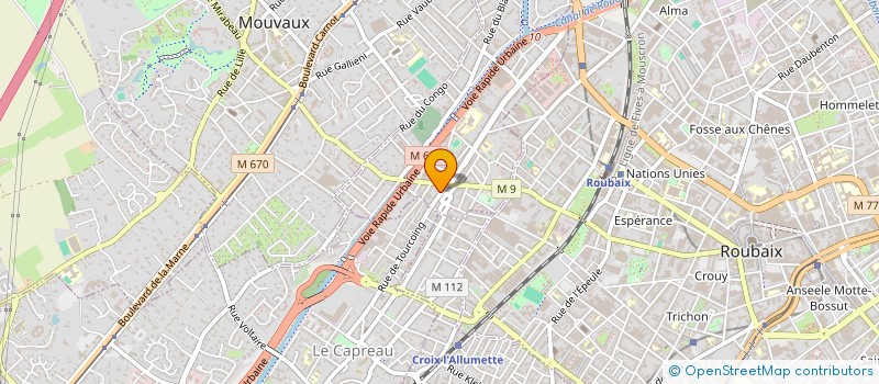 localisation de l'entreprise MADAME FANNY DUIRAT  TOURCOING