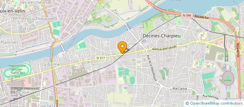 localisation de l'entreprise MADAME FANNY DUMAS à DECINES-CHARPIEU