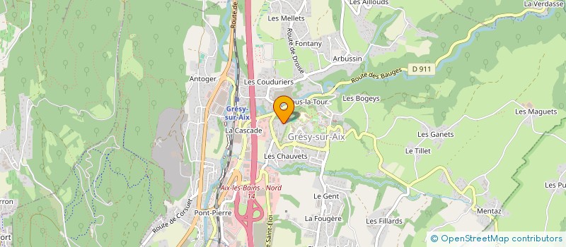 localisation de l'entreprise MADAME FANNY DUPAIN  GRESY-SUR-AIX