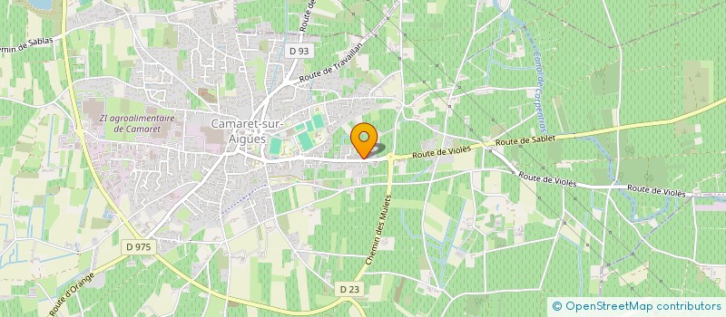 localisation de l'entreprise MADAME FANNY DUPIN  CAMARET-SUR-AIGUES