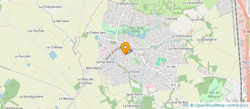 localisation de l'entreprise MADAME FANNY DURANTEAU  MOUILLERON-LE-CAPTIF