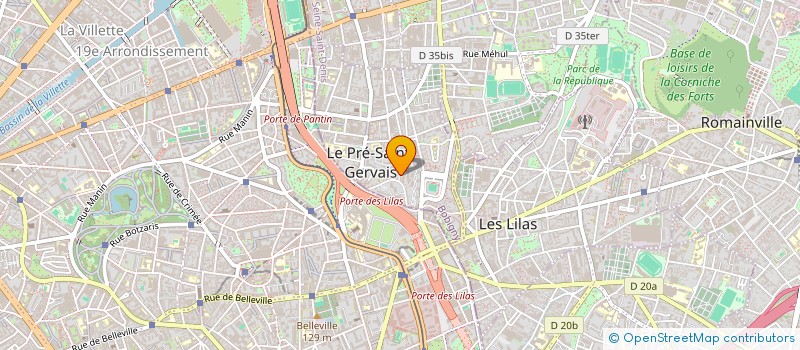 localisation de l'entreprise MADAME FANNY DURU à LE PRE-SAINT-GERVAIS