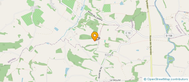 localisation de l'entreprise MADAME FANNY DUTOUR  MAIGNAUT-TAUZIA