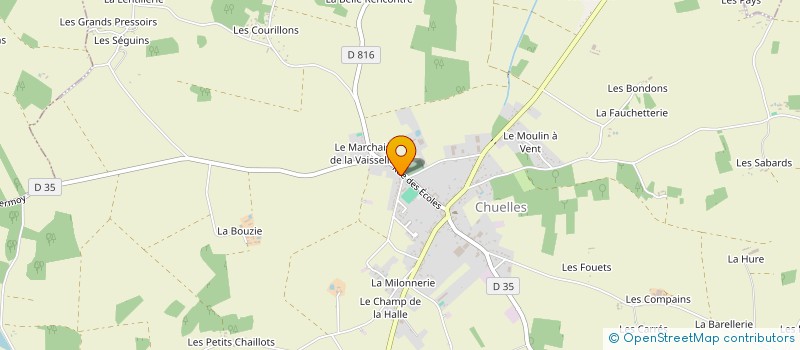 localisation de l'entreprise MADAME FANNY EDITH TABURET à CHUELLES