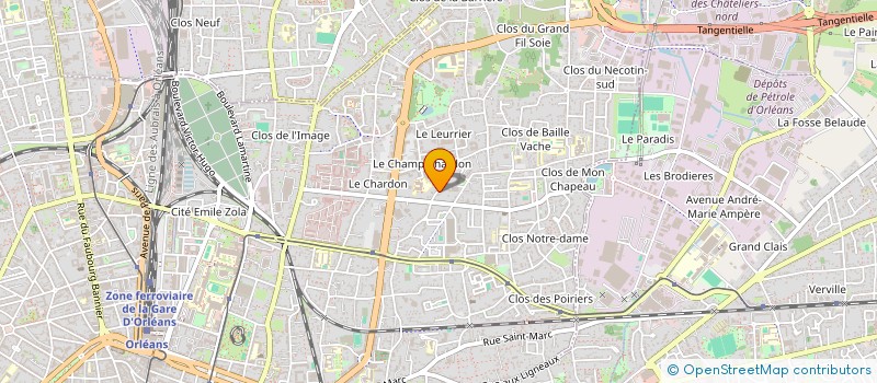 localisation de l'entreprise MADAME FANNY EHRET  ORLEANS