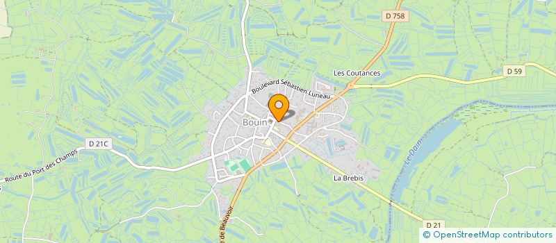 localisation de l'entreprise MADAME FANNY ERIEAU  BEAUVOIR-SUR-MER