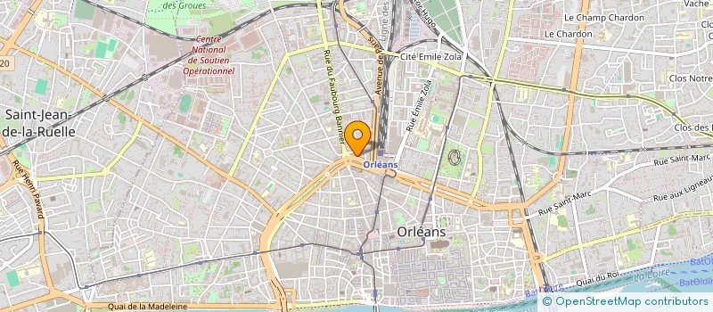 localisation de l'entreprise MADAME FANNY ESCUDIER  ORLEANS