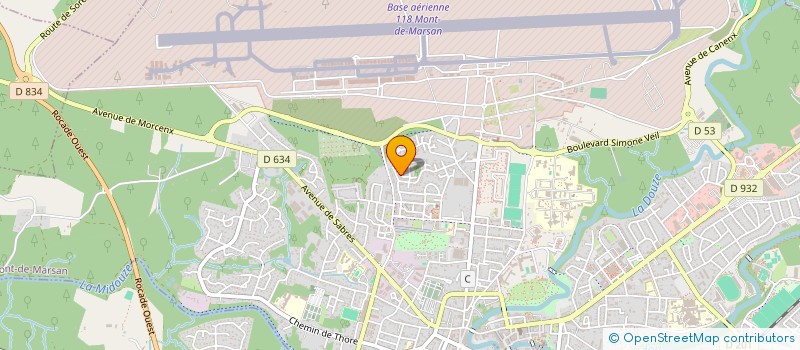 localisation de l'entreprise MADAME FANNY ESPINOSA  MONT-DE-MARSAN