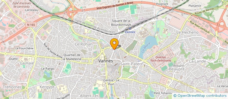localisation de l'entreprise MADAME FANNY ETEVE à VANNES