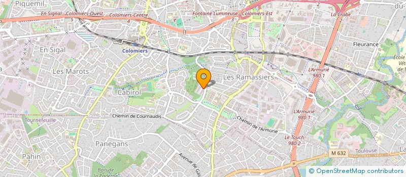 localisation de l'entreprise MADAME FANNY ETHEVE à COLOMIERS