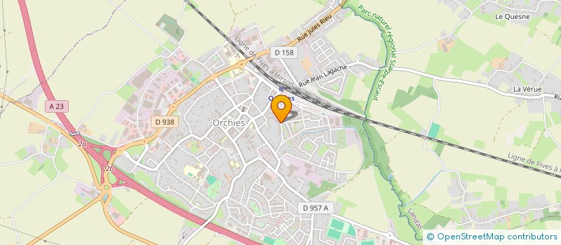 localisation de l'entreprise MADAME FANNY FALARZ  ORCHIES