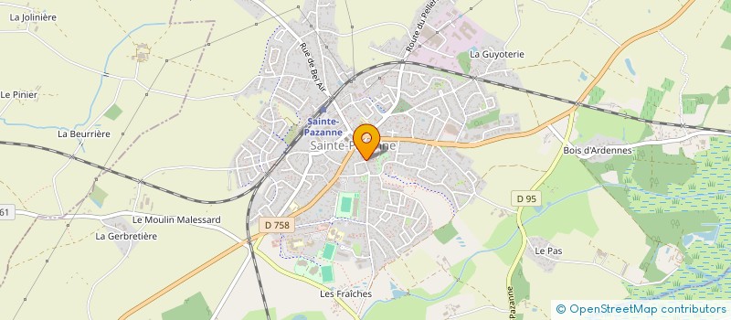 localisation de l'entreprise MADAME FANNY FAYNOT à SAINTE-PAZANNE