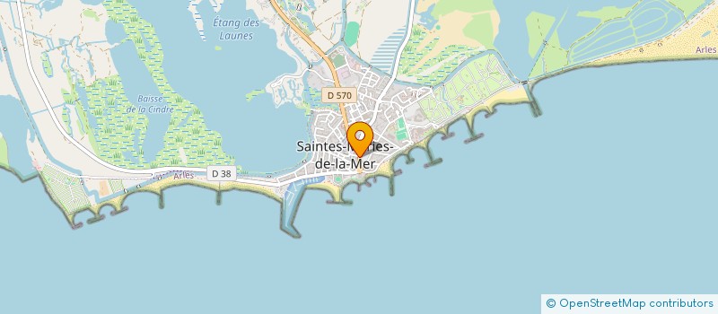 localisation de l'entreprise MADAME FANNY FERNANDEZ à SAINTES-MARIES-DE-LA-MER
