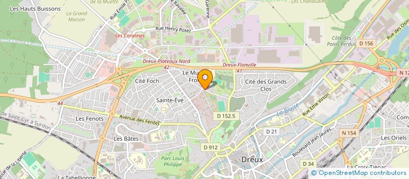 localisation de l'entreprise MADAME FANNY FERRIE à DREUX