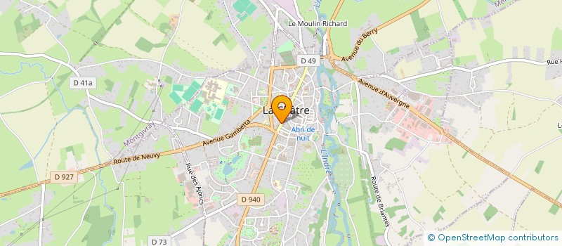 localisation de l'entreprise MADAME FANNY FESTOC à LA CHATRE