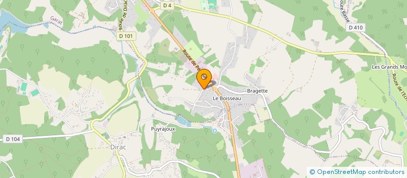 localisation de l'entreprise MADAME FANNY FEUGNET  GARAT