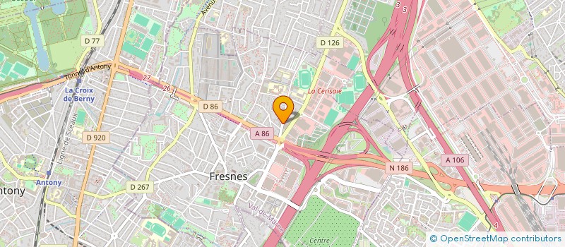 localisation de l'entreprise MADAME FANNY FINEZ  FRESNES