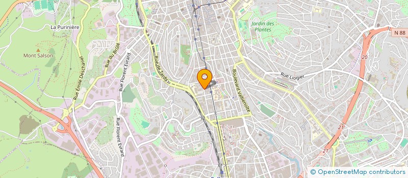 localisation de l'entreprise MADAME FANNY FLANQUART CHOMARAT  SAINT-ETIENNE