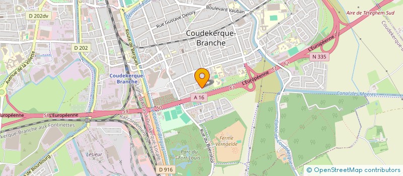 localisation de l'entreprise MADAME FANNY FOLATRE  COUDEKERQUE-BRANCHE