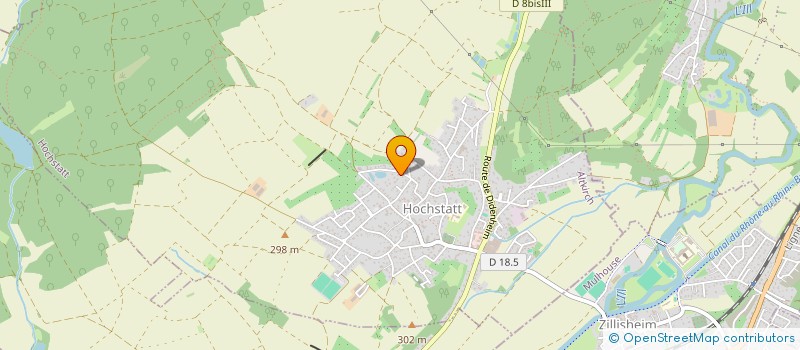 localisation de l'entreprise MADAME FANNY FOLTZER  HOCHSTATT