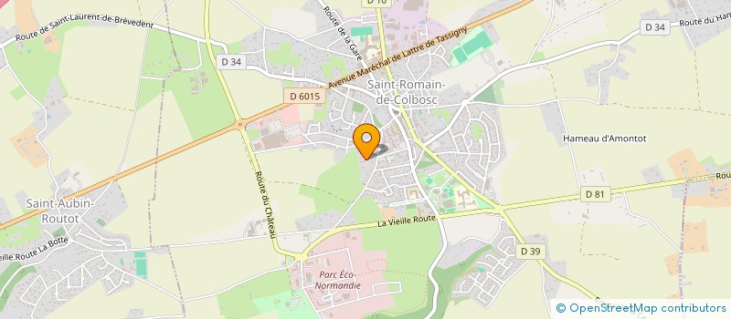 localisation de l'entreprise MADAME FANNY FONTAINE à SAINT-ROMAIN-DE-COLBOSC