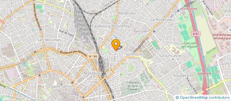 localisation de l'entreprise MADAME FANNY FOSSIER à TOULOUSE