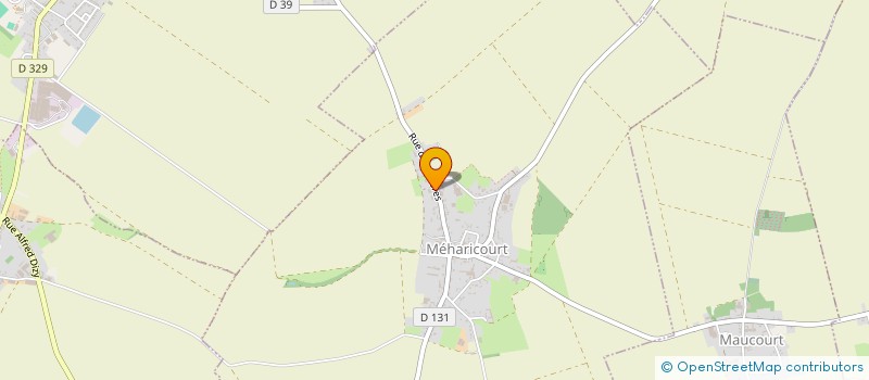 localisation de l'entreprise MADAME FANNY FOUGERAY  MEHARICOURT