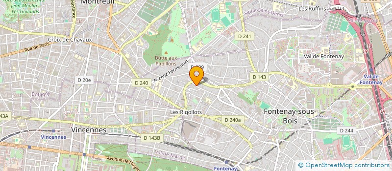 localisation de l'entreprise MADAME FANNY FOY à FONTENAY-SOUS-BOIS
