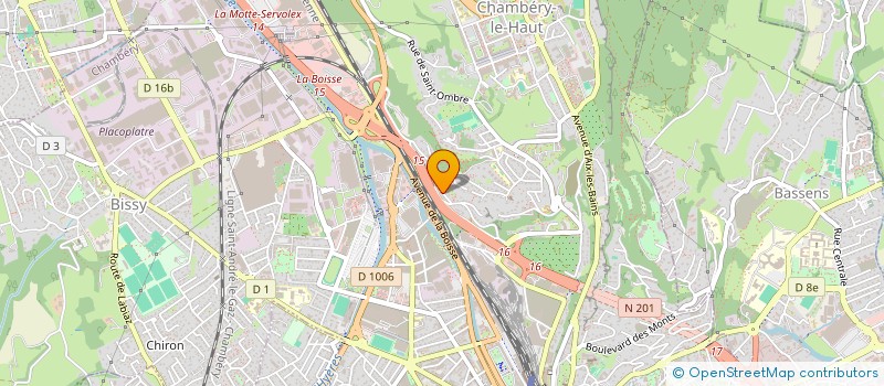 localisation de l'entreprise MADAME FANNY FRAGIACOMO  CHAMBERY