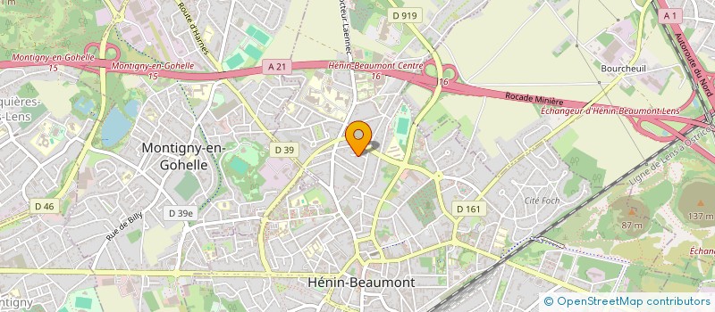 localisation de l'entreprise MADAME FANNY FRANCE NICOLE VAN SEUNINGEN  HENIN-BEAUMONT