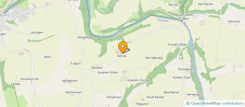 localisation de l'entreprise MADAME FANNY FRANCES  GOUEZEC