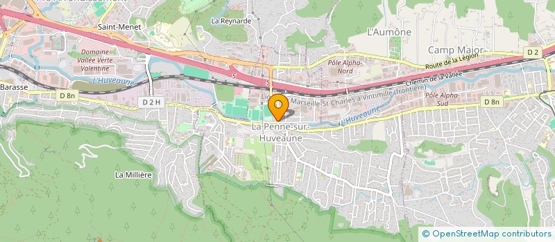 localisation de l'entreprise MADAME FANNY FRANCOIS  LA PENNE-SUR-HUVEAUNE