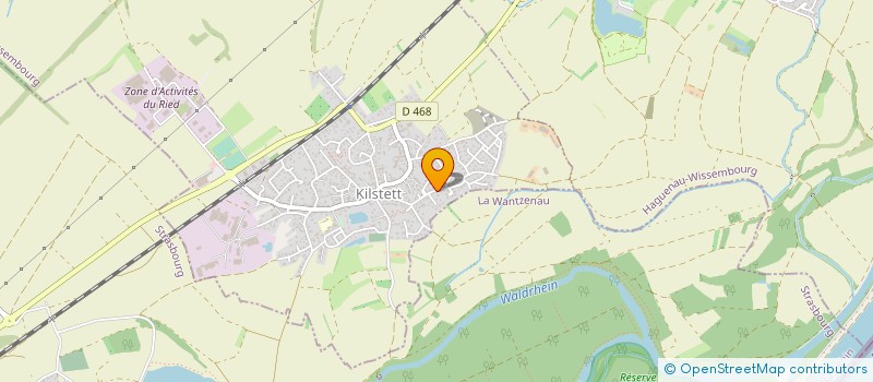 localisation de l'entreprise MADAME FANNY FRANK  KILSTETT