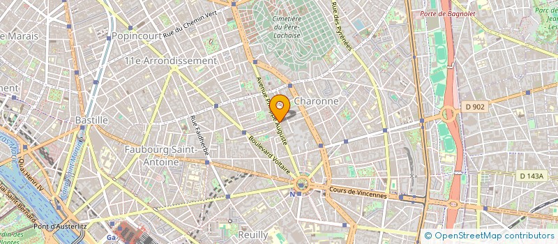 localisation de l'entreprise MADAME FANNY FRASLIN  PARIS