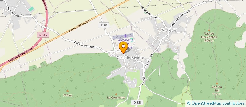 localisation de l'entreprise MADAME FANNY FREMINE  CIER-DE-RIVIERE