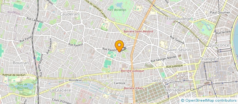 localisation de l'entreprise MADAME FANNY FRENAUD à BORDEAUX
