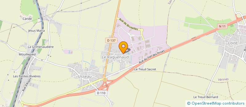 localisation de l'entreprise MADAME FANNY FROUIN  SAINTE-SOULLE