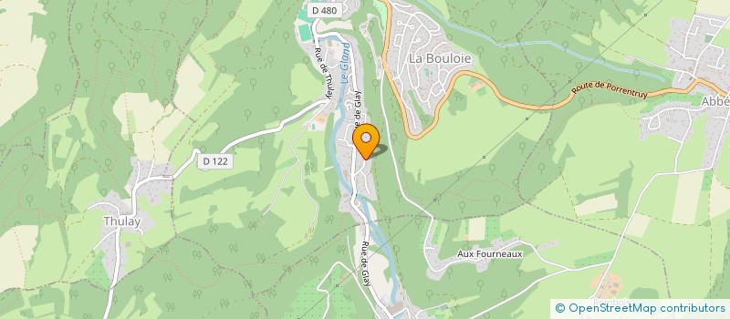 localisation de l'entreprise MADAME FANNY FUOCO  MONTBELIARD