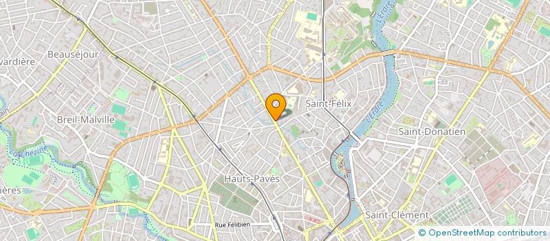 localisation de l'entreprise MADAME FANNY GABET à NANTES