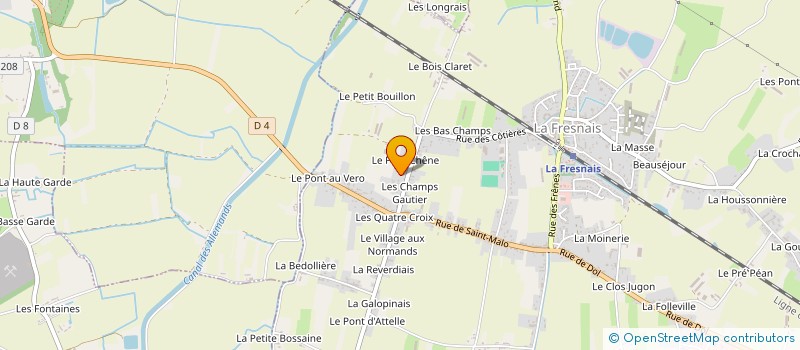 localisation de l'entreprise MADAME FANNY GAIGNARD à LA FRESNAIS