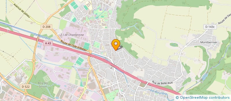 localisation de l'entreprise MADAME FANNY GALLIN-MARTEL à BOURGOIN-JALLIEU