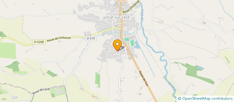 localisation de l'entreprise MADAME FANNY GANTER à LEZAT-SUR-LEZE