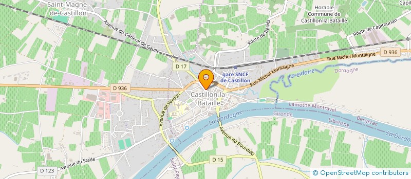 localisation de l'entreprise MADAME FANNY GARCIA à CASTILLON-LA-BATAILLE