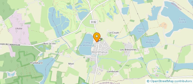 localisation de l'entreprise MADAME FANNY GARNAVAULT  REYRIEUX