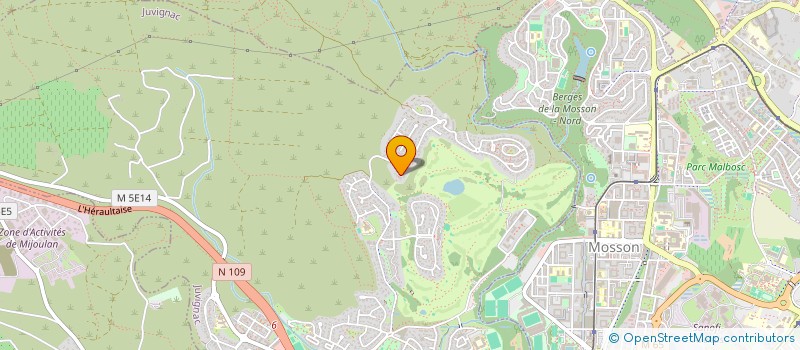 localisation de l'entreprise MADAME FANNY GARNIER  JUVIGNAC