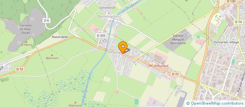 localisation de l'entreprise MADAME FANNY GARNIER  GRANGES-NARBOZ