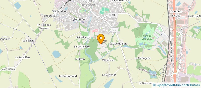 localisation de l'entreprise MADAME FANNY GARRIOU  MOUILLERON-LE-CAPTIF