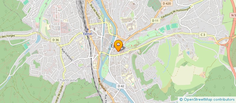 localisation de l'entreprise MADAME FANNY GASCHET  EPINAL