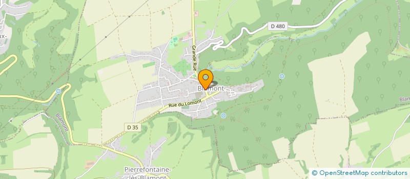 localisation de l'entreprise MADAME FANNY GASSMANN  BLAMONT